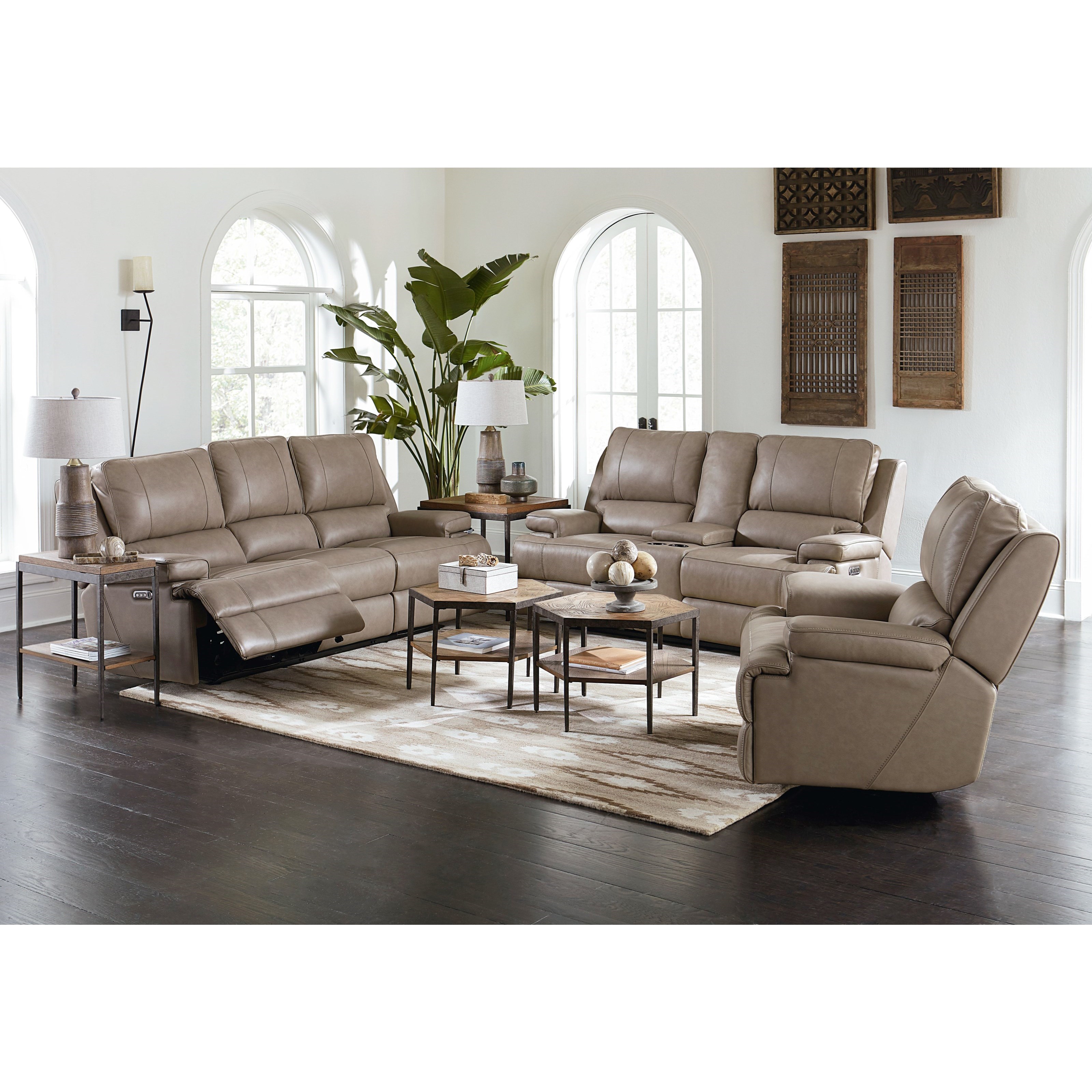 Bassett 2025 leather sofa